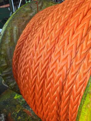 طول های برش سفارشی مقاومت شیمیایی برتر طناب UHMWPE درجه دریایی با استحکام شکست بالا