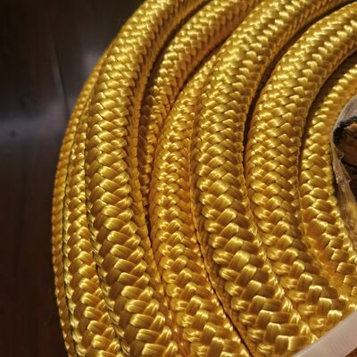 پوشش پلی استر دوگانه با UHMWPE 12 رشته طناب هسته برای لنگر انداختن و لنگر انداختن قایق با اندازه سفارشی 4mm-60mm