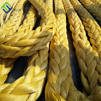 شناور HMPE Mooring 12 Strand Uhmwpe Rope Braided Marine 28mm - 96mm