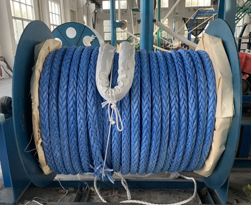 طناب یدک کش 12 رشته Uhmwpe بافته شده برای کشتی سازی