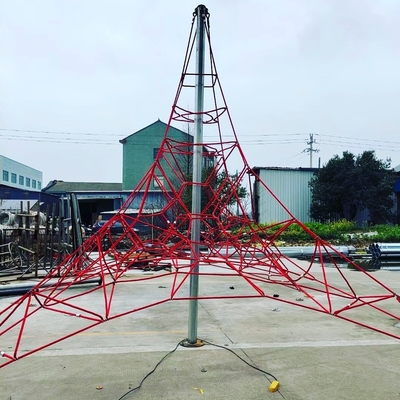 شبکه کوهنوردی سفارشی Pyramid Playset 8x8x6m برای تجهیزات زمین بازی
