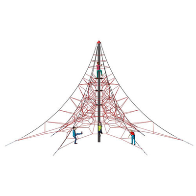 شبکه کوهنوردی سفارشی Pyramid Playset 8x8x6m برای تجهیزات زمین بازی