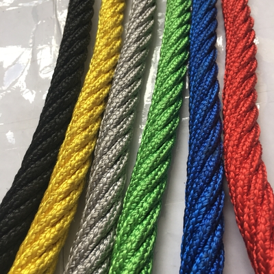 طناب ترکیبی پلی استر در فضای باز رنگارنگ 16mmx500m 6x7 FC