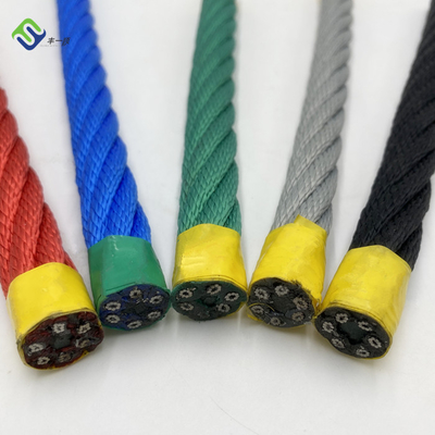 طناب کوهنوردی ترکیبی در فضای باز 16mm PET برای کودکان