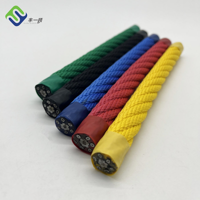 طناب سیمی ترکیبی زمین بازی هسته فولادی 6 رشته 16 میلی متر