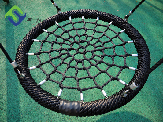 زمین بازی تجاری در فضای باز Nest Spider Web Rope Swing 100cm