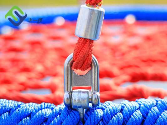 زمین بازی تجاری در فضای باز Nest Spider Web Rope Swing 100cm