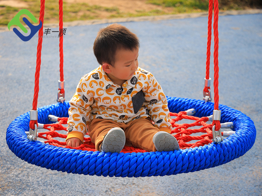 زمین بازی تجاری در فضای باز Nest Spider Web Rope Swing 100cm