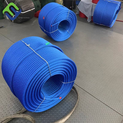 طناب ترکیبی زمین بازی PP 6 Strand مقاوم در برابر سایش در فضای باز 16 میلی متر