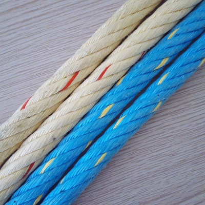 12 - طناب سیمی ترکیبی PP 22 میلی متری 6 رشته پیچ خورده برای ماهیگیری