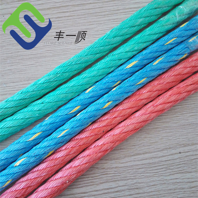 12 - طناب سیمی ترکیبی PP 22 میلی متری 6 رشته پیچ خورده برای ماهیگیری