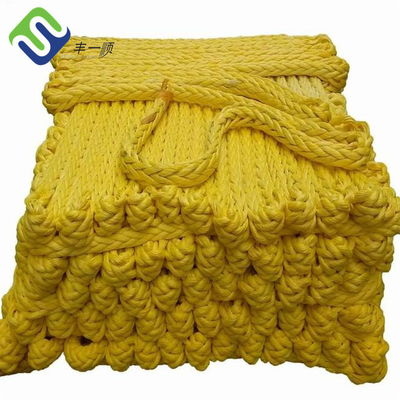 شناور HMPE Mooring 12 Strand Uhmwpe Rope Braided Marine 28mm - 96mm