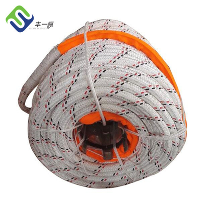 طناب کشنده کشتی لنگر دو بار تراشیده UHMWPE هسته با پوشش پلی استر