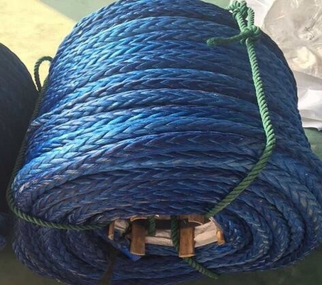 12 رشته UHMWPE طناب هسته دو بار تراشیده UHMWPE طناب Hawser کشتی طناب