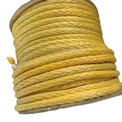 12 رشته UHMWPE طناب هسته دو بار تراشیده UHMWPE طناب Hawser کشتی طناب