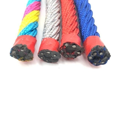 سیم فولادی طناب ترکیبی بافته پلی استر 16mm 6x7
