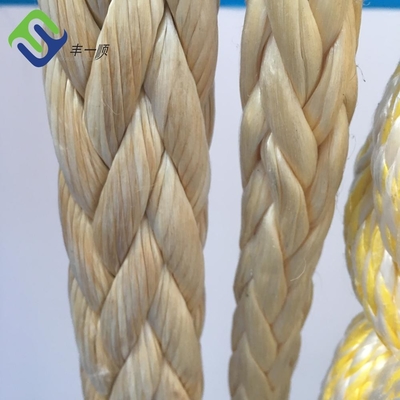 طناب 60 میلی متری پلی اتیلن با وزن مولکولی فوق العاده بالا طناب 12 رشته ای MBL Mooring