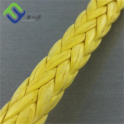 طناب 60 میلی متری پلی اتیلن با وزن مولکولی فوق العاده بالا طناب 12 رشته ای MBL Mooring
