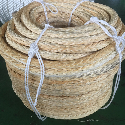 48 میلی متر یدک کش کشتی 12 رشته UHMWPE طناب فیبر مصنوعی بافته شده