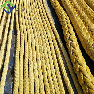 طناب بکسل دریایی قدرتمند 12 رشته Uhmwpe خطوط پهلوگیری کشتی