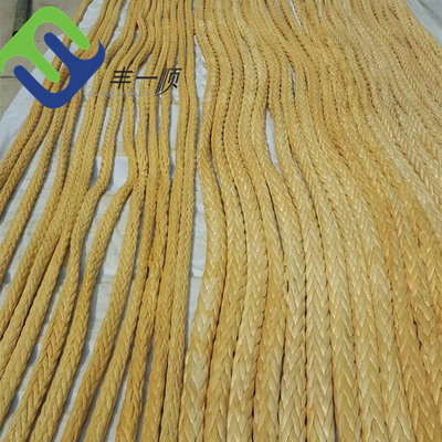 طناب طناب طیف 12 رشته دریایی شناور 40mmx300m UHMWPE مقاوم در برابر اشعه ماوراء بنفش