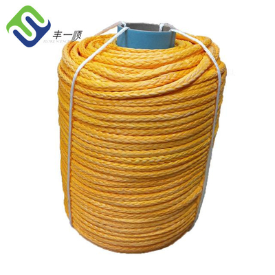مهار الیاف مصنوعی 12 رشته طناب Uhmwpe بافته شده برای دریایی