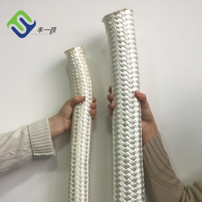 رنگ سفید دو تا طناب لنگر نایلون طناب کش برای کشتی