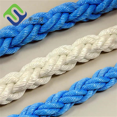 طناب پهلوگیری دریایی بافته 44 میلی متری 8 رشته پلی استر برای یدک کش کشتی