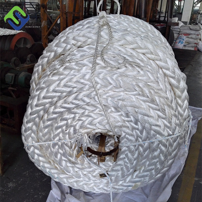 قطر 56mm×220m طناب نایلونی بافته 8 رشته با گواهی ABS