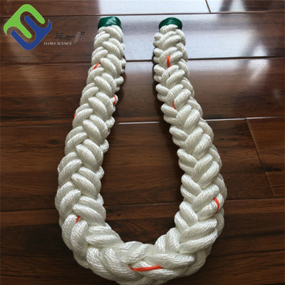 طناب دریایی 72mm*220m پلی استر 8 رشته بافته برای کشتی های کشتی