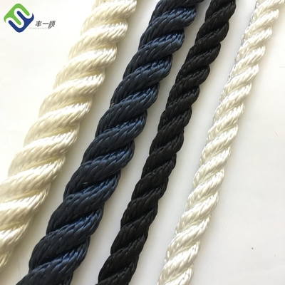 رنگ های متعدد 3 رشته پیچیده نایلون کشتی لنگر بندر پلی آمید قایق قایق قایق 4mm-60mm