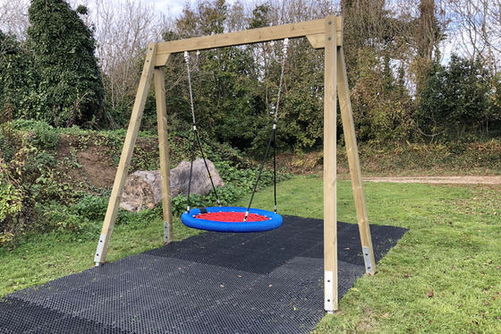زمین بازی Bird Nest Swing Kids Web Swing صندلی 100cm 120cm