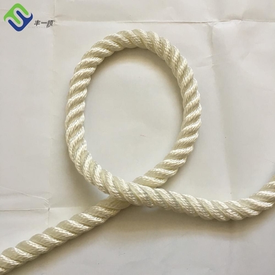 20mm/24mm 220m 3 رشته نایلون خم شده با رنگ سفید