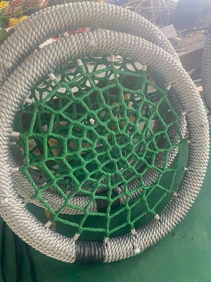 خاکستری سبز رنگ مخلوط 100 سانتی متر قطر 12 سانتی متر حلقه زمین بازی شبکه سوئیینگ با ظرفیت بارگذاری بالا