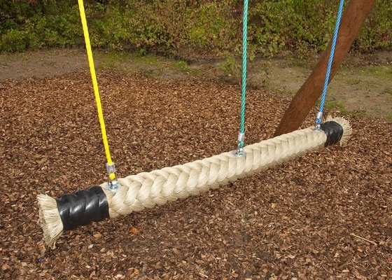150mm*2.5m در فضای باز پل طناب چرخان کودکان برای تجهیزات زمین بازی