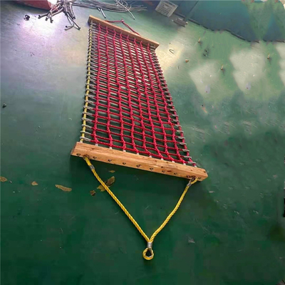 حمام طناب 4 رشته ای پلی استر ترکیبی 2*1.2 متری برای زمین بازی کودکان در فضای باز