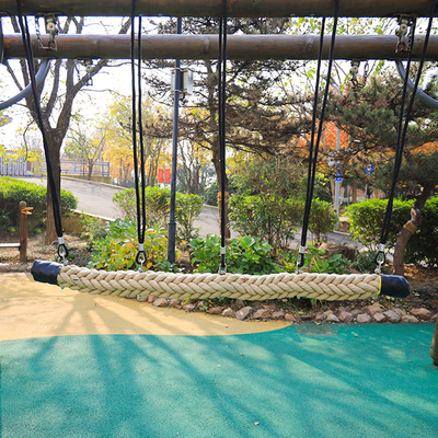 Rope Swing Suspension Rope Bridge 120mm تجهیزات زمین بازی در فضای باز