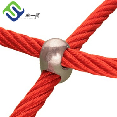 طناب نقره ای صلیب زمین بازی اتصال طناب آلومینیومی 16mm 34g