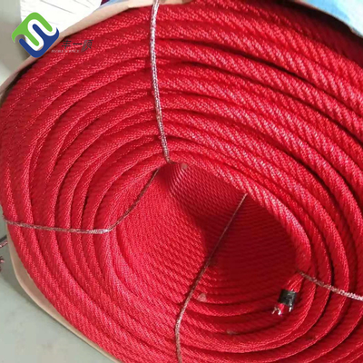 طناب سیمی ترکیبی چند رشته ای PP 6 رشته با هسته فیبر