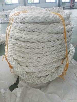رشته کشش بالا 8 رشته تراشیده شناور پلی پروپیلن طناب لنگر PP طناب دریایی 28mm-96mm با چند رنگ